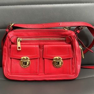 Marc Jacobs Collection Resort 2009 Red Small Mini Crossbody Cammie EUC